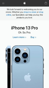 Apple Homepage